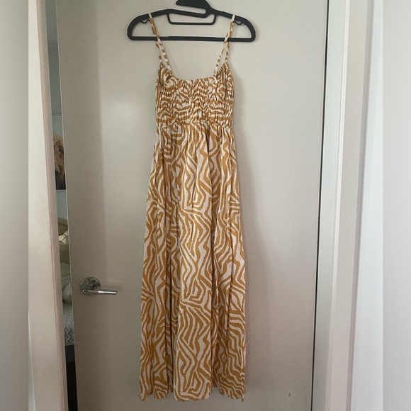 Midi linen dress - Picture 3 of 5